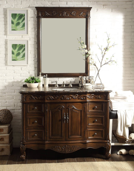 Popular Solid Wood Traditional Beckham Series Bathroom Vanity - Chans Furniture