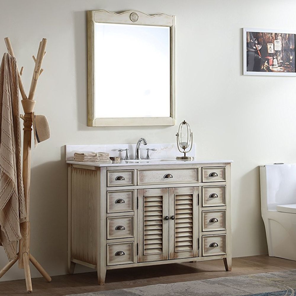 Rustic Bathroom Vanity – Chans Furniture