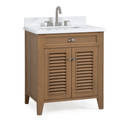 30 Inch Contemporary Style Wood Finish Kalani Bathroom Vanity
