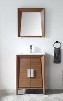 24" Larvotto Light Wheat Contemporary Modern Bathroom Vanity - CL-22WV24-ZI - Chans Furniture