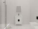 24" Larvotto White Contemporary Modern Bathroom Vanity - CL-22WHT24-ZI - Chans Furniture