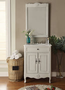 26" Daleville Distressed Gray Cottage style Bathroom Sink Vanity - 838CK - Chans Furniture