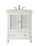 30" Keysville Bathroom Sink Vanity - Benton Collection Model GD-1087W - Chans Furniture