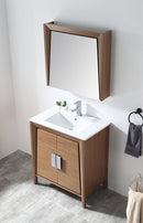30" Tennant Brand Larvotto Light Wheat Contemporary Bathroom Vanity