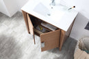 30" Tennant Brand Larvotto Light Wheat Contemporary Bathroom Vanity