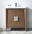 30" Tennant Brand Larvotto Light Wheat Contemporary Bathroom Vanity