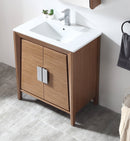 30" Tennant Brand Larvotto Light Wheat Contemporary Bathroom Vanity