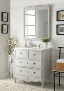 34 Inch Distressed Gray Daleville Cottage Style Bathroom Sink Vanity