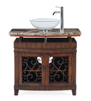 36" Benton Collection unqiue Artturi Vessel Sink Bathroom Vanity