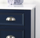 46" Benton Collection Navy Blue Zapate Bathroom Sink Vanity