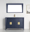 48" Larvotto Navy Blue Color Modern Bathroom Sink Vanity - CL-22NB47-ZI - Chans Furniture