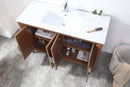 48" Larvotto White Color Modern Bathroom Sink Vanity CL-22WHT47-ZI - Chans Furniture