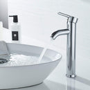 Polished Chrome Single-Handle Vessel Sink Faucet with Waterfall Spout for Elegant Bathrooms - Chans Furniture