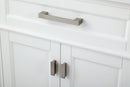 60'' Tennant Brand Durand Modern White Double Sink Bathroom Vanity