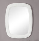 Termoli 36 - Inch White Frame Modern Style Wall Mirror