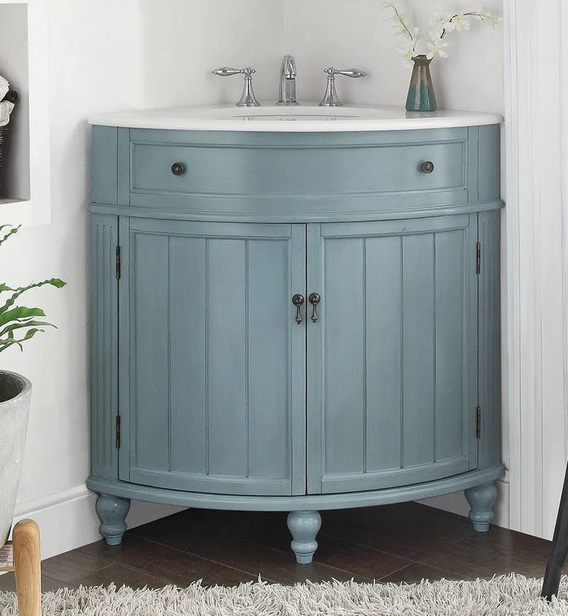 Maximizing Space with the Perfect 24 Inch Corner Bathroom Vanity