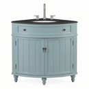 24 Inch Triadsville Freestanding Corner Bathroom Sink Vanity - White