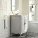 26 Inch Daleville Distressed Gray Cottage Style Small Bathroom Sink Vanity