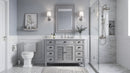 46 Inch Farmhouse Freestanding Gray Oak Zapate Bathroom Vanity, Single Sink, Fully Assembled