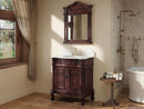 30 Inch Antique Style Old Timer Classic Cherry Wood Ellenton Bathroom Sink Vanity