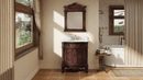 30 Inch Antique Style Old Timer Classic Cherry Wood Ellenton Bathroom Sink Vanity
