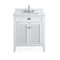 30 Inch Contemporary Style White Kalani Bathroom Vanity - Chans Furniture