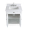 30 Inch Contemporary Style White Kalani Bathroom Vanity - Chans Furniture