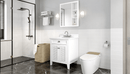 30 Inch Contemporary Style White Kalani Bathroom Vanity (Variant)