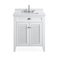 30 Inch Contemporary Style White Kalani Bathroom Vanity (Variant) - Chans Furniture