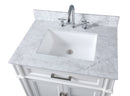 30 Inch Durand Modern Light Oak Bathroom Sink Vanity with Stone Counter Top