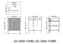 30 Inch Durand Modern Light Oak Bathroom Sink Vanity with Stone Counter Top