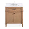 30 Inch Durand Modern Light Oak Bathroom Sink Vanity with Stone Counter Top - Chans Furniture