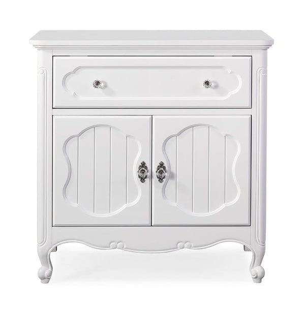 34 Inch White Charming Cottage Chic Knoxville Vanity Base - Chans Furniture