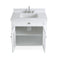 36 Inch Contemporary Style White Kalani Bathroom Vanity - Chans Furniture