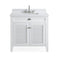 36 Inch Contemporary Style White Kalani Bathroom Vanity