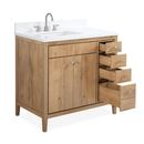 36 inch Modern Style Beatrice Bathroom Sink Vanity in Wood Finish