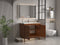 36 inch Modern Style Cherry Brown Zaren Bathroom Sink Vanity - Chans Furniture