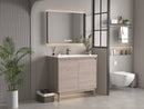 36 inch Modern Style Oak Wood Finish Zaren Bathroom Sink Vanity - Chans Furniture