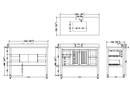 48 Inch Modern Light Oak Sera Single Sink Bathroom Vanity With White Quartz Top