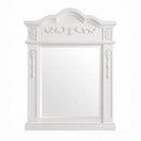 48 Inch Traditional Double Sink Bathroom Vanity Antique White with White Quartz Top