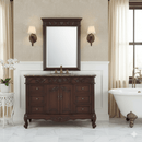 48 inch Traditional Style Cherry Brown Single Sink Baltic Brown Countertop Beckham Bathroom Vanity