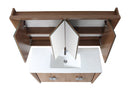 48" Larvotto Light Wheat Color Modern Bathroom Sink Vanity