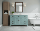 49" Benton collection Vintage Blue Cottage Glennville Bathroom Sink Vanity