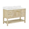 49 Inch Carmel Wood Freestanding Bathroom Vanity - Chans Furniture