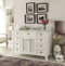 50 Inch Contemporary Style White Kalani Bathroom Vanity - Chans Furniture