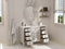 50 Inch Contemporary Style White Kalani Bathroom Vanity - Chans Furniture