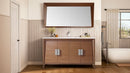 60 inch Larvotto Light Wheat Contemporary Single Sink Bathroom Vanity