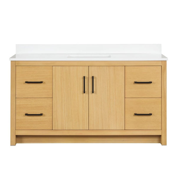saan♡ 60-inch-light-oak-sandi-single