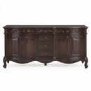 72 inc Beckham Collection Double Cabinet Base - Cherry Brown
