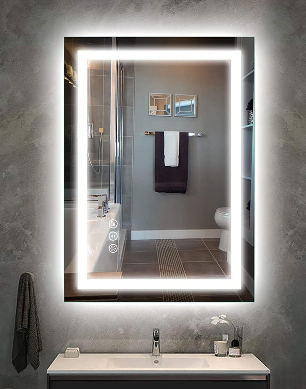 Aurora LED Bathroom Vanity Mirror - Chans Furniture